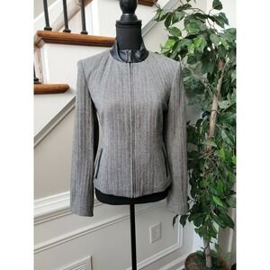 Adec2 Wool & Nylon Full Zip Casual Jacket